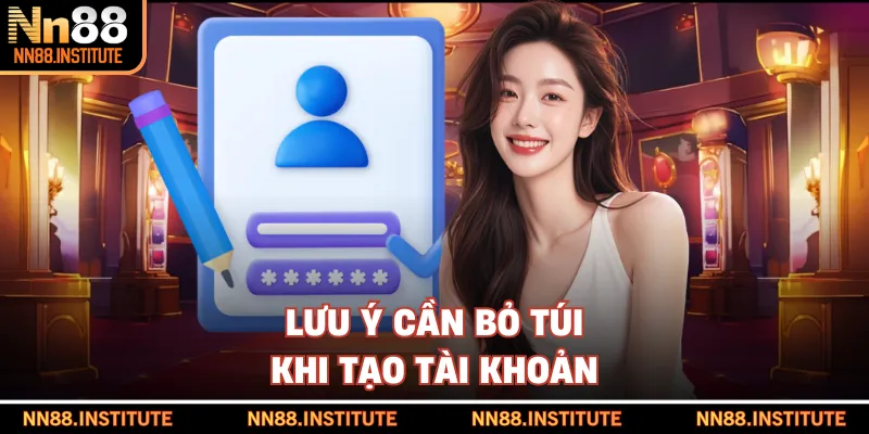 Lưu ý cần bỏ túi khi tạo tài khoản